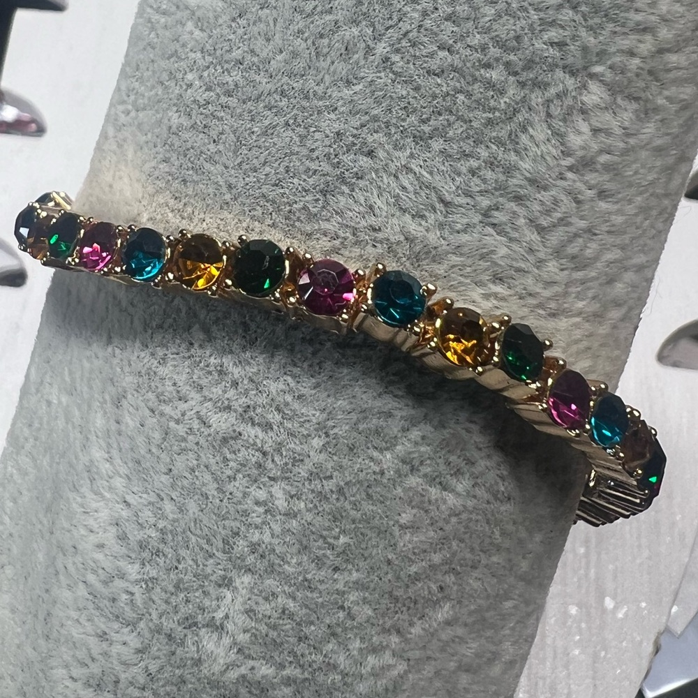 Elegant Multicolor Gemstone Bracelet